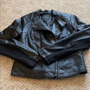 Black leather jacket!